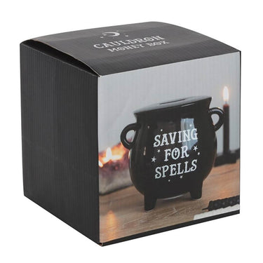 Saving for Spells Cauldron Money Box